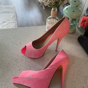 New Aldo pink high heels 👠